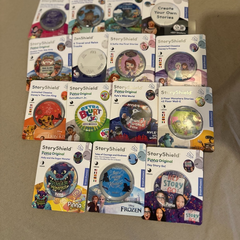 Bundle of 15 different story shield story